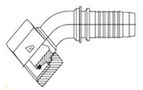 tuyaux hydrauliques embout t insert cone femelle metrique